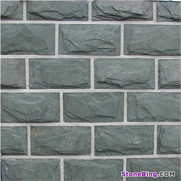 Green Mushroom Slate Tile