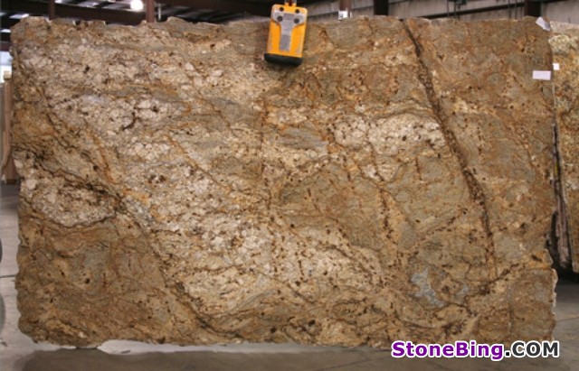 Golden Crystal Granite Slab