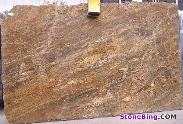 Juparana Golden Sun Granite Slab