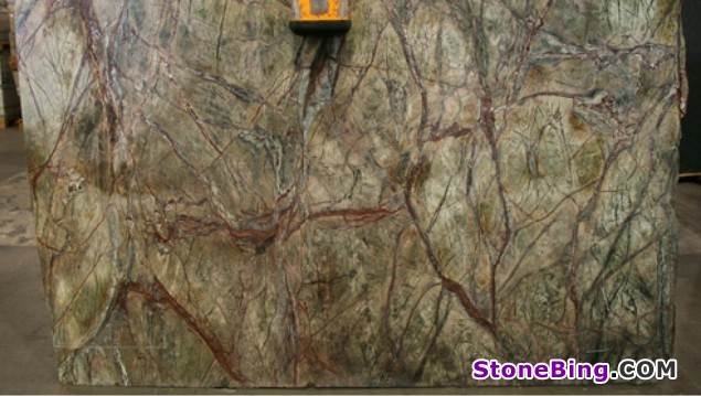 Forest Green Marble Slab