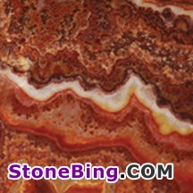 Red Fantasy Onyx Tile