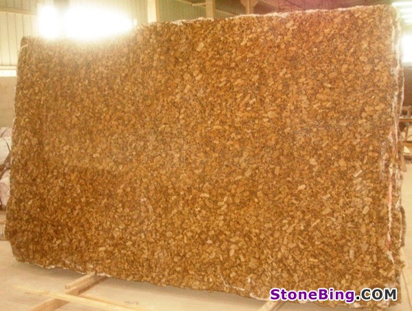 Giallo West Granite Slab