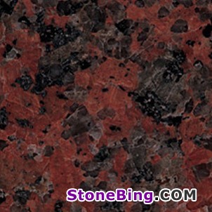 Eagle Red Dark Granite Tile