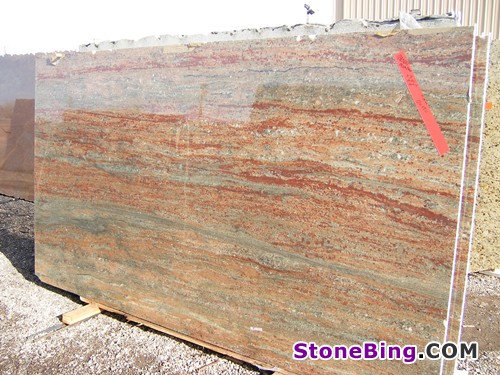 Amber Fantasy Granite Slab