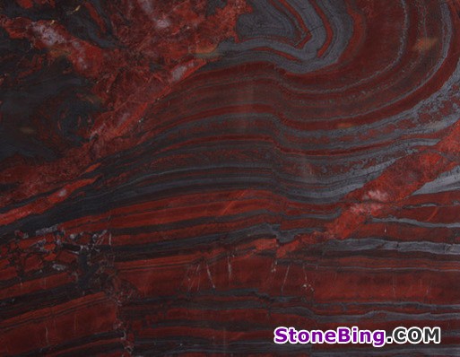 Iron Red Granite Slab