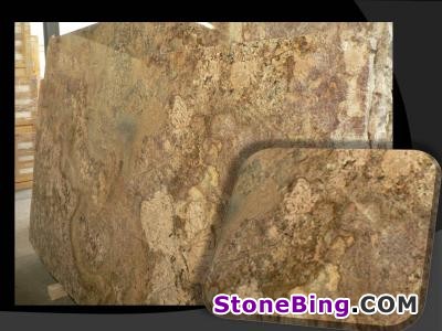Juparana Buzious Granite Slab