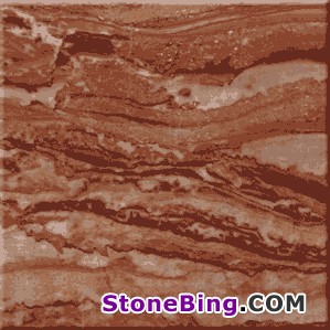 Arabescato Rosso Marble Tile