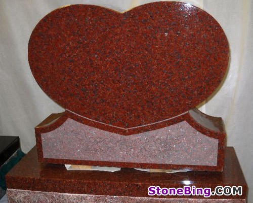 India Red Heart Shaped Monument