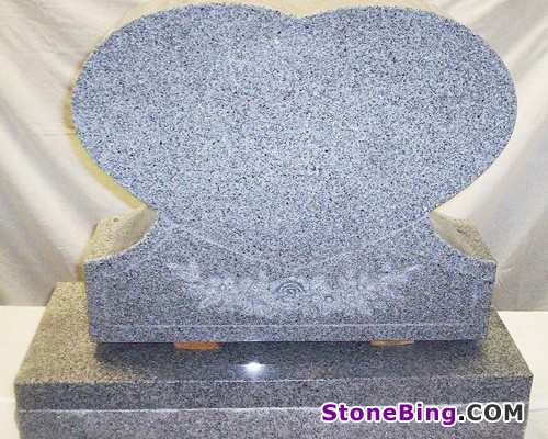 Grey Heart Shaped Monument