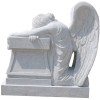 Grey Wepping Angel Memorial