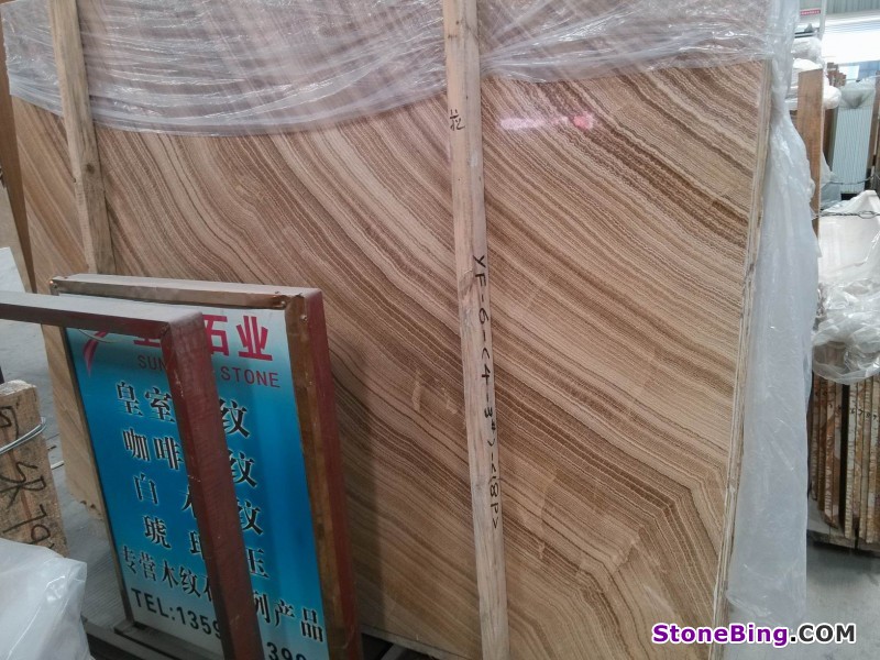 wooden red marble
