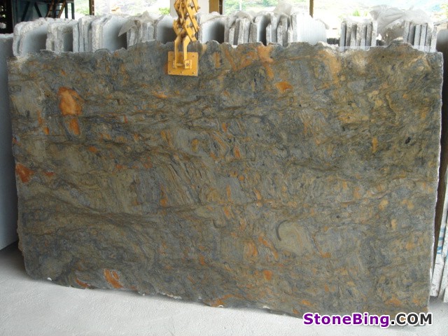 Blue Fire Granite Slab
