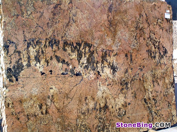 Golden Persa Granite Slab