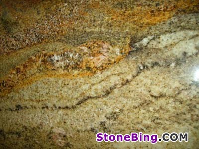 Golden Rustico Granite Slab