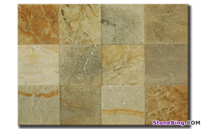 Golden Harvest Slate Tile