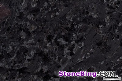 Silhouette Black Granite Slab