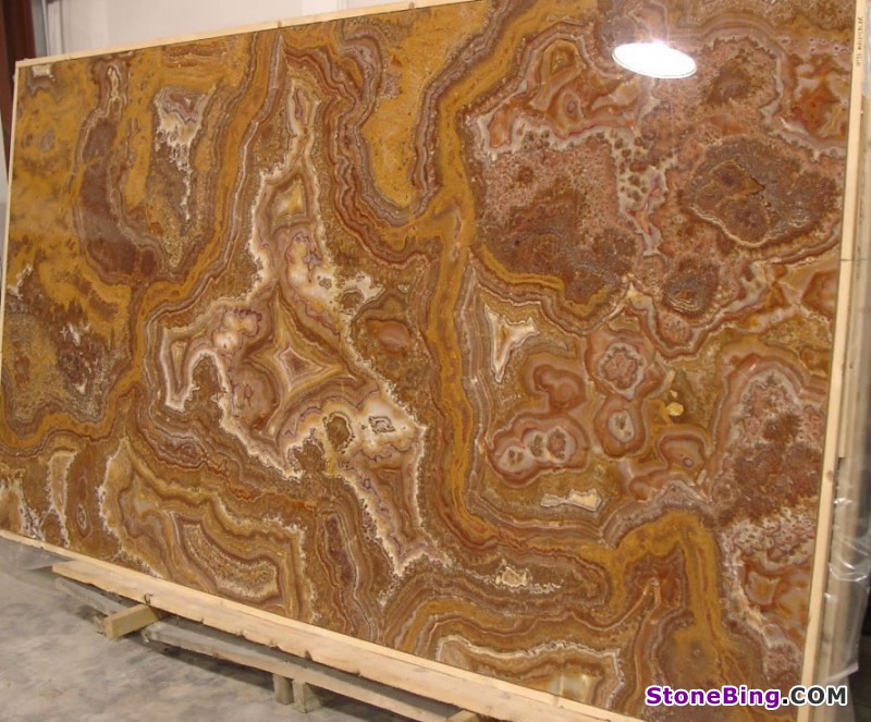 Multicolor Red Onyx Slab