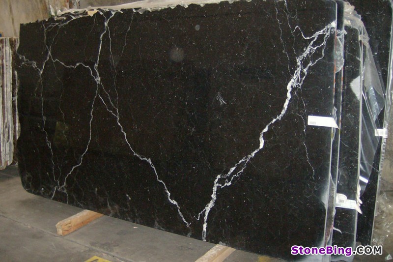Nero Marquina Marble Slab