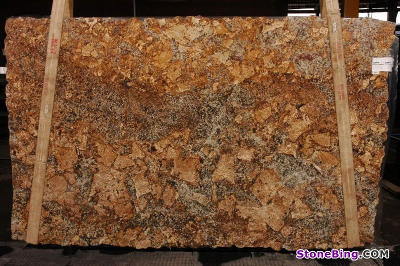 Exotic Yellow Granite Slab