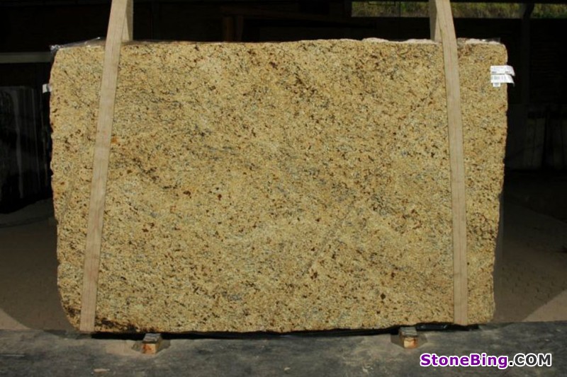Golden Flower Granite Slab