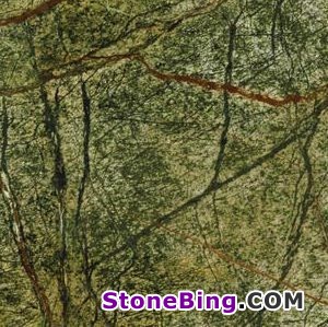 Rainforest Green Marble Tile