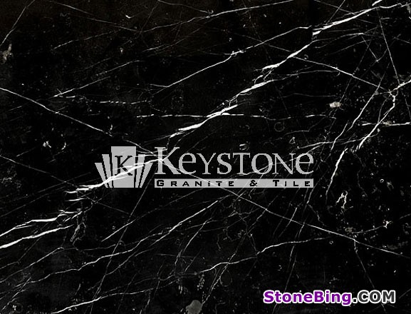 Negro Marquina Marble Tile