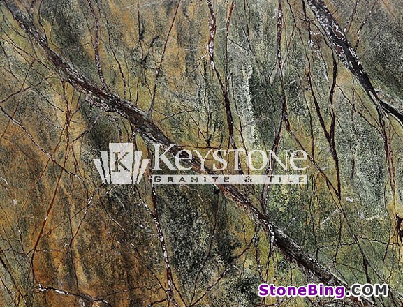 Rain Forest Green Marble Tile