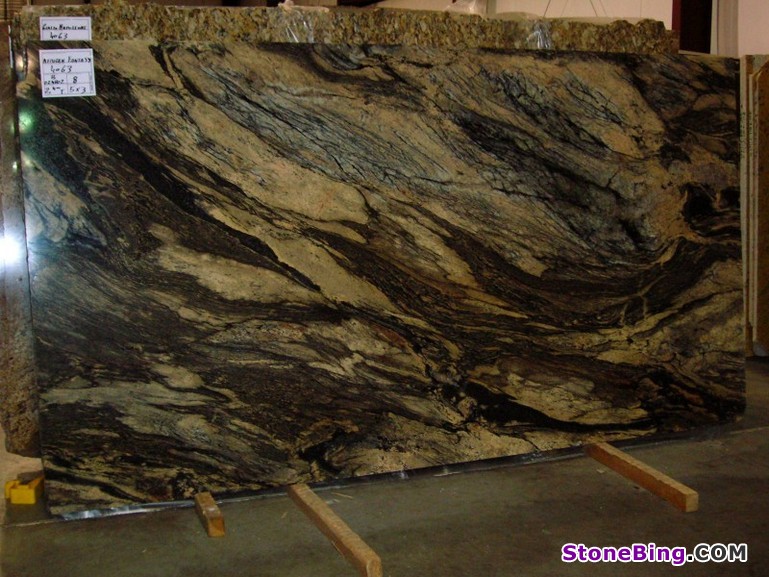African Fantasy Granite Slab