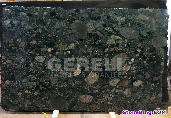 Verde Marinace Granite Slab
