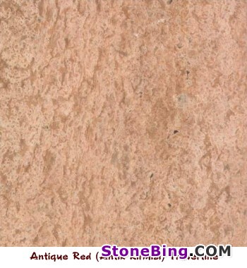 Antique Red Travertine Tile