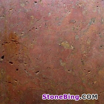 Persian Red Travertine Tile