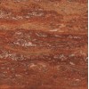 Rosso Persiano Travertine Tile