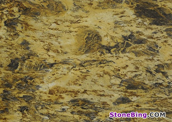 Golden Noir Granite Tile