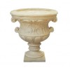 Crema Marfil Marble Flowerpot