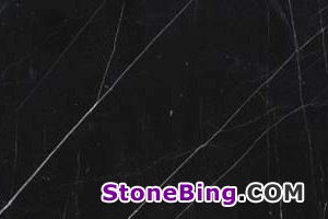 Negro Marquina Marble Tile