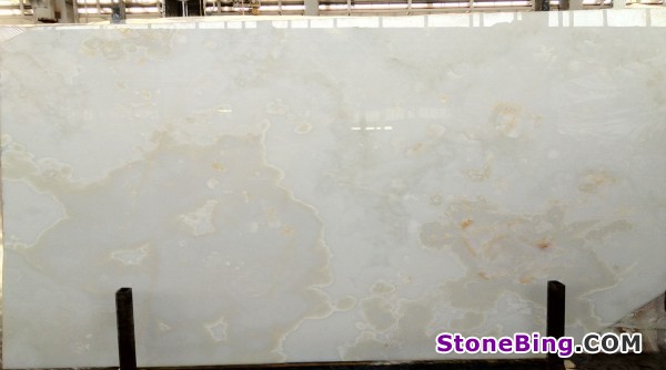 Crystal White Onyx Slab