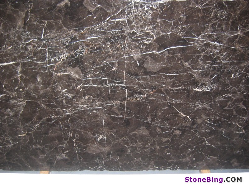 Marron Mithila Marble Slab