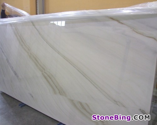 Bianco Covelano Marble Slab