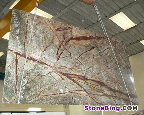 Forest Green Marble Slab