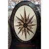 Star Light Oval Floor Medallion