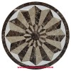 Sunburst Round Floor Medallion