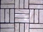 White Ivory Parquetry Mosaic