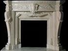 French Marble Fireplace-1