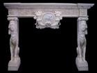 French Marble Fireplace-6