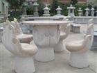 granite marble bench and table