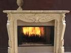 Cream Fireplace