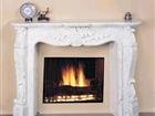 Indian White Marble Fireplace
