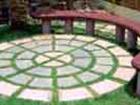 Radial Pavers with Circular Bench