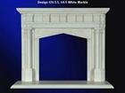 White Marble Fireplace