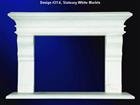 White Marble Fireplace